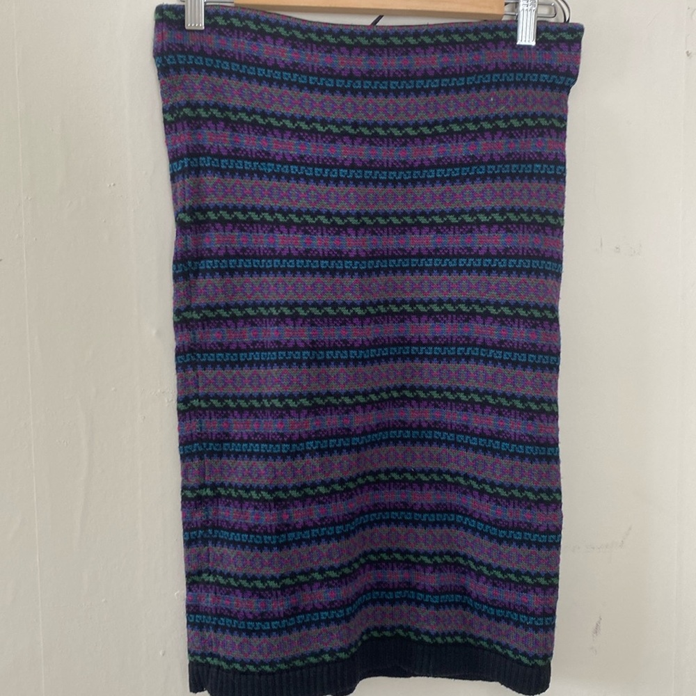 RL knit fairisle skirt